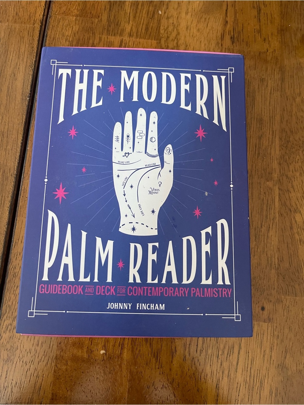 The Modern Palm Reader Book - Purple Cover with White Illustration